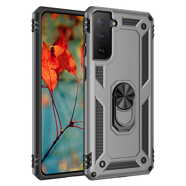 Coque hybride avec anneau pour Samsung Galaxy S21 FE Coque hybride avec anneau pour Samsung Galaxy S21 FE